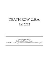 death row usa - NAACP Legal Defense and Educational Fund, Inc.