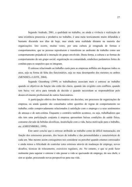 a percepÃ§Ã£o do estresse nos instrutores de esportes de aventura e ...