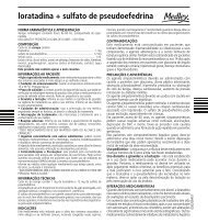 loratadina + sulfato de pseudoefedrina - Medley