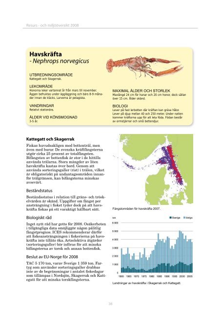 Resurs- och miljÃ¶Ã¶versikt 2008 - Havs- och vattenmyndigheten