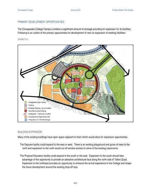 Facilities Master Plan - 2012 - Chesapeake College