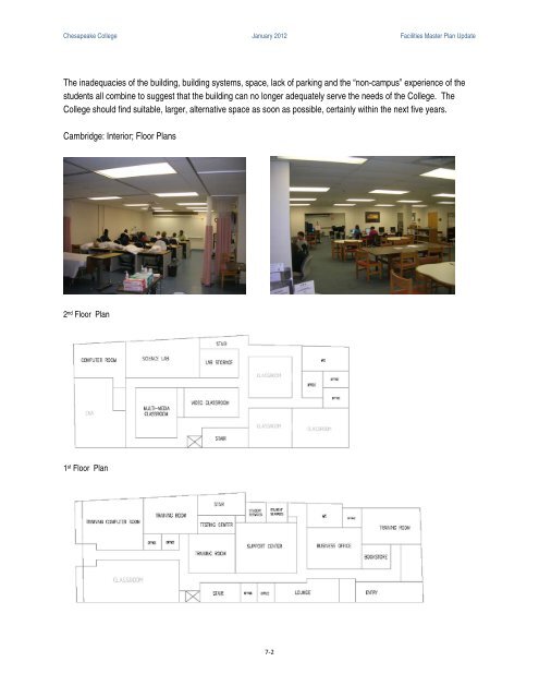 Facilities Master Plan - 2012 - Chesapeake College