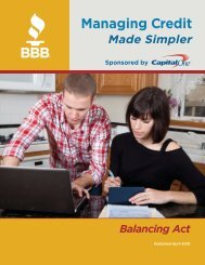 Download the PDF - Better Business Bureau