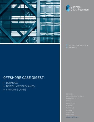 OFFSHORE CASE DIGEST: - Conyers Dill & Pearman