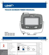Orbit WaterMaster 57932 Touch Screen Controller ... - Irrigation Direct