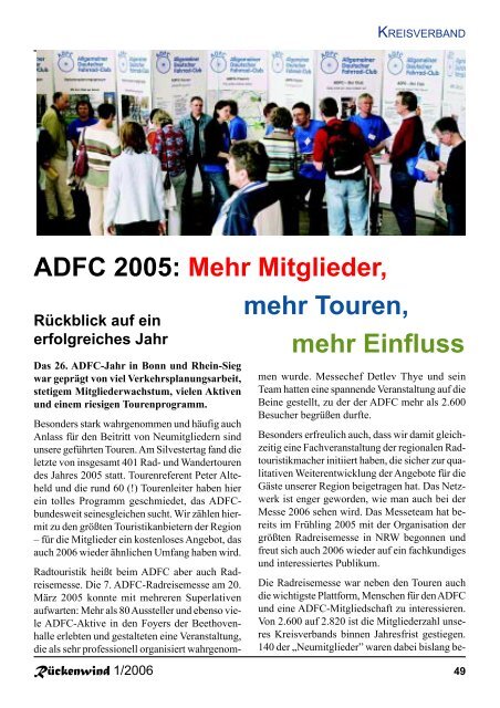 1/2006 - ADFC Bonn/Rhein-Sieg - (ADFC), Kreisverband Bonn ...