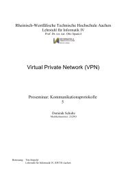 Virtual Private Network (VPN) - Informatik 4