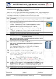 Process of Instrument Disinfection and Sterilization - dental qm