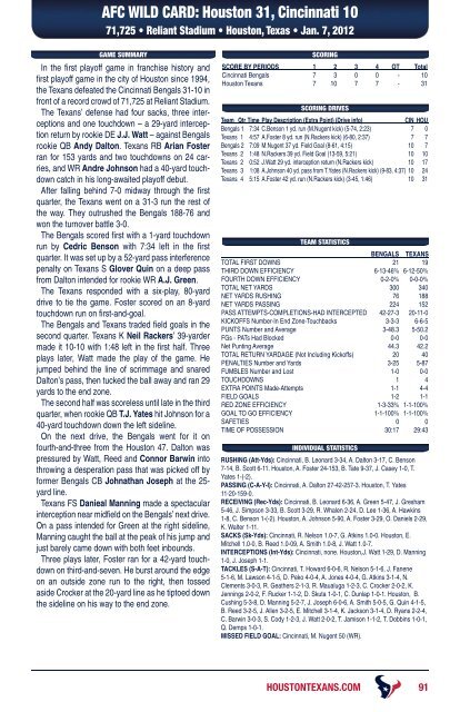 2012 HOUSTON TEXANS MEDIA GUIDE - Parent Directory - NFL.com