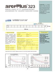 Modular panels of U.V. protected multiwall polycarbonate for ...