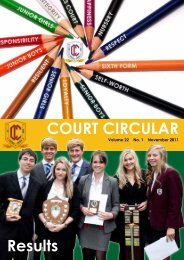 Achievements - Vol 22 - 2010-2011 (PDF File) - Claires Court Schools