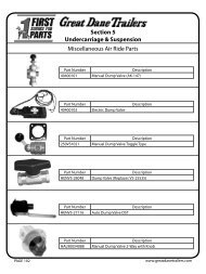 Miscellaneous Air Ride Parts Section 5 Undercarriage & Suspension