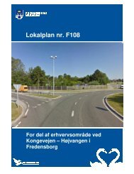 F108 Lokalplan for del af erhvervsomrÃ¥de ved Kongevejen-HÃ¸jvangen