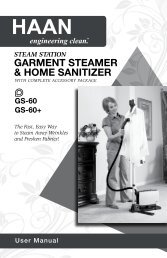 steam station garment steamer & home sanitizer - Haan