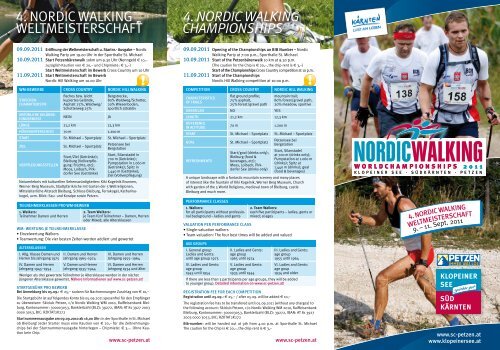 4. nordic walking championships 4. nordic walking ... - NWO