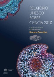 RelatÃ³rio UNESCO sobre CiÃªncia 2010: o atual status da ... - UnB