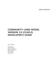community land model version 3.0 (clm3.0) developer's guide