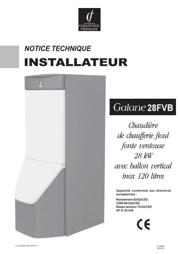 GALANE 28 FVB installateur - Jean-Paul GUY