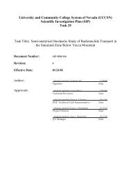 Semi-analytical Stochastic Study of Radionuclide Transport in the ...