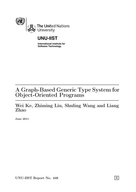 A Graph-Based Generic Type System for Object-Oriented Programs