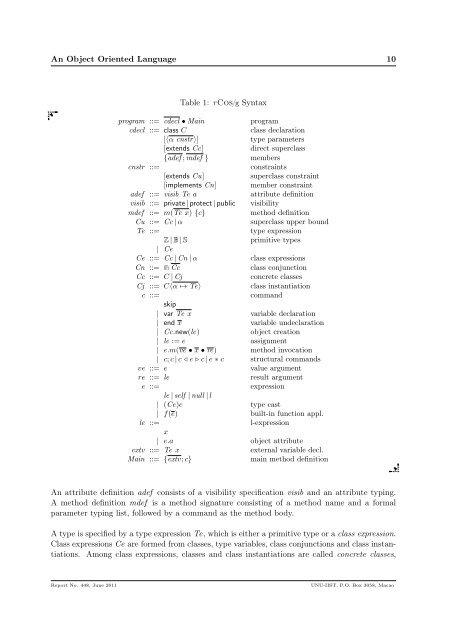 A Graph-Based Generic Type System for Object-Oriented Programs