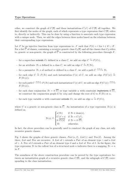 A Graph-Based Generic Type System for Object-Oriented Programs