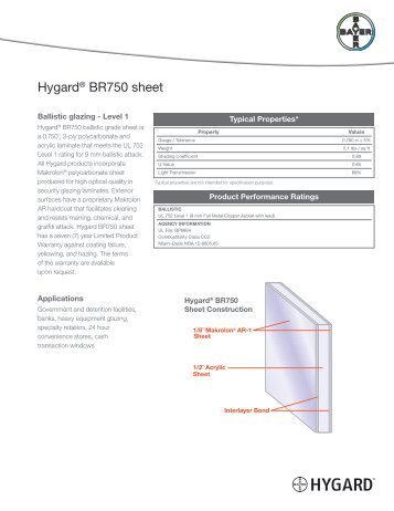 Hygard® BR750 sheet - Sheffield Plastics