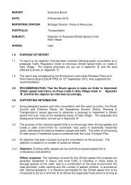 Objection to Proposed 20 mph Speed Limits, Hale Village PDF 23 KB