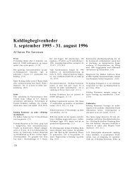 Koldingbegivenheder 1. sep. 95 - 31. aug. 96 - Kolding Kommune
