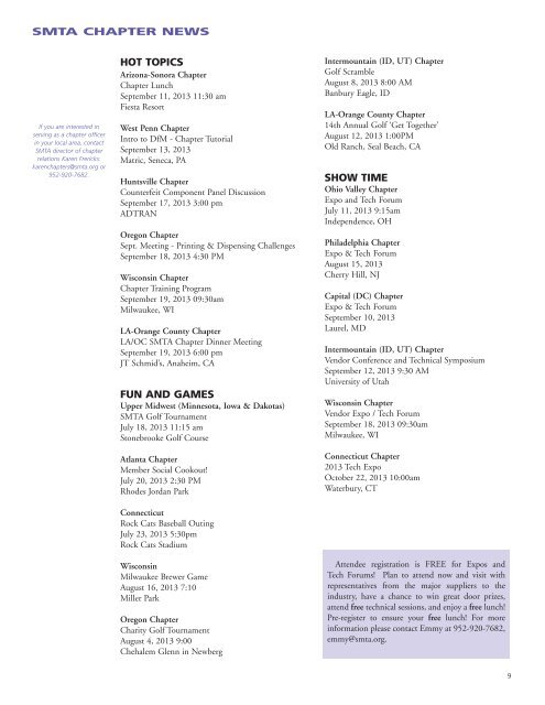 Journal of Surface Mount Technology - SMTA