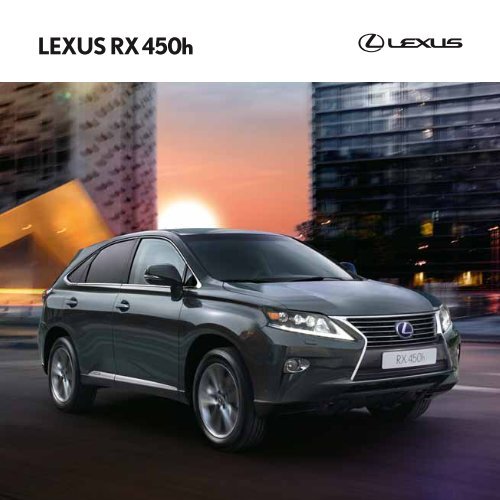 NOUVEAU LEXUS RX 450h - Toyota