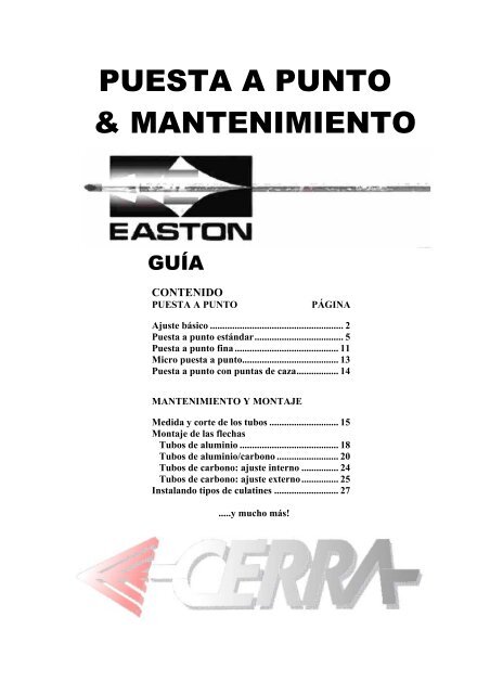 TABLAS DE SELECCIÓN DE CALIBRES – El Blog de Cerra