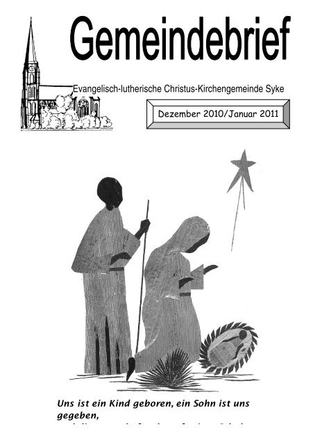 Evangelisch-lutherische Christus-Kirchengemeinde ... - Kirche in Syke