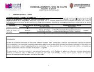 Taller de Vinculación Comunitaria - Universidad Intercultural de ...