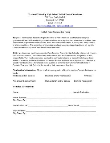 nomination form.pdf - Freehold Regional High School District