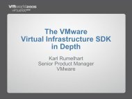 The VMware Virtual Infrastructure SDK in Depth