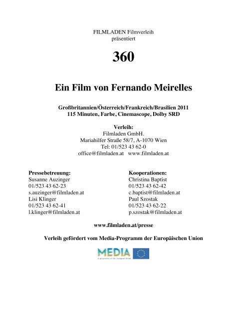 360 Ein Film Von Fernando Meirelles Filmladen