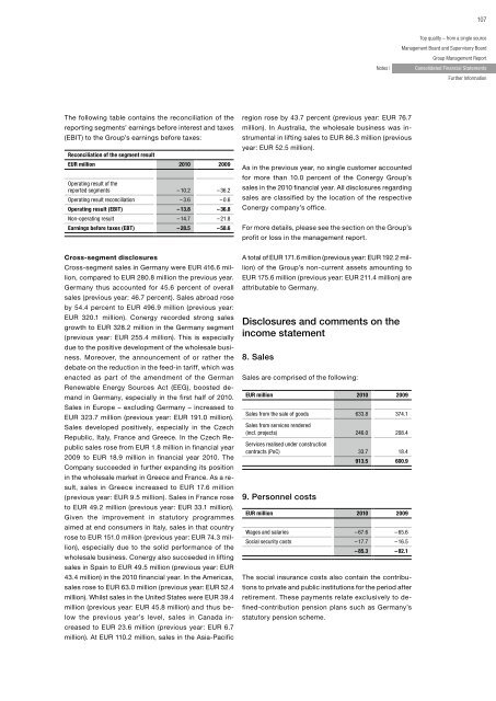 from a single source. Conergy AG Annual ... - Alle jaarverslagen