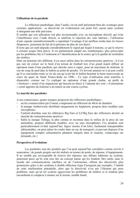 La Prise de Son AnimaliÃ¨re - Ecole nationale supÃ©rieure Louis ...