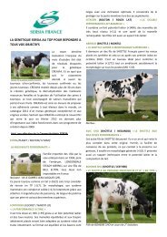 Commentaires Sortie Holstein 11.3 (Sersia) - Sersia France