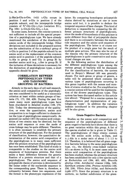 Peptidoglycan .Types of Bacterial Cell Walls and their Taxonomic ...