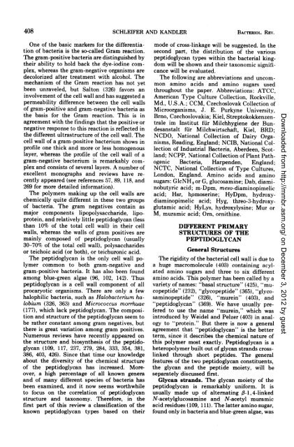 Peptidoglycan .Types of Bacterial Cell Walls and their Taxonomic ...