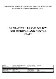 Sabbatical Leave Policy for Medical And Dental Staff