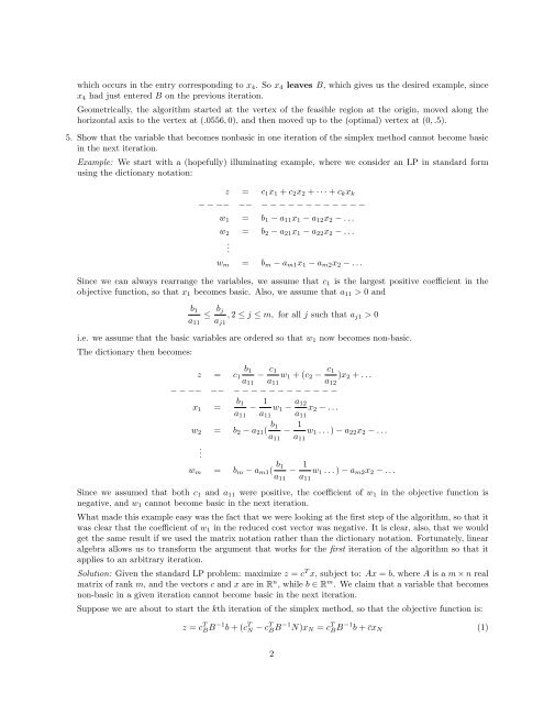 Math 187 Solutions to Homework 2: Part 2 Radunskaya 4. Give an ...