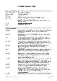 curriculum vitae - Gianni Mores Home Page