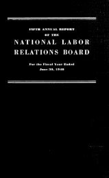 NATIONAL LAB RELATIONS BOARD - National Labor Relations ...