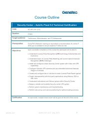 Security Center Installation and Upgrade Guide 5.1 GA - Genetec