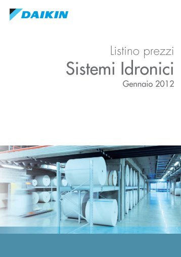 Listino Daikin Sistemi Idronici - Convienesempre