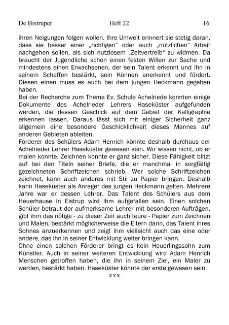 De Bistruper Heft 22 UB3Bullerdiek - Heimatverein-bissendorf.de