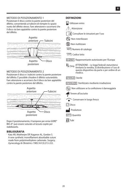 Instructions For Use - Multilingual - Gore Medical